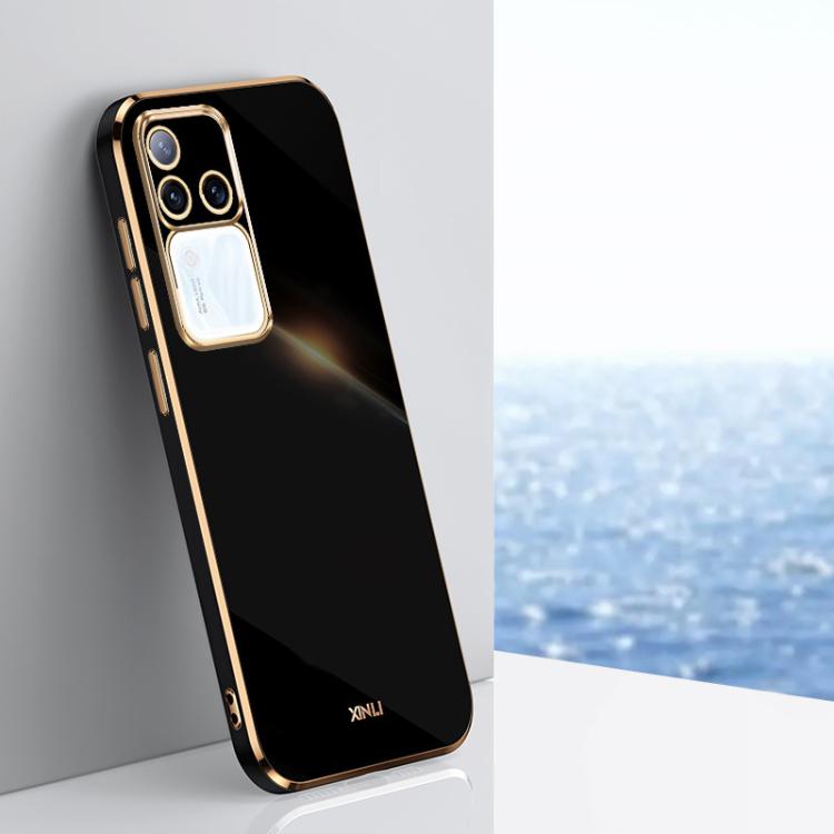 XINLI Straight Edge 6D Electroplate TPU Phone Case, For vivo S18 Pro, For vivo S18e, For vivo X100 Pro 5G, For vivo iQOO 12 Pro 5G, For vivo iQOO 12 5G, For vivo Y17S 4G