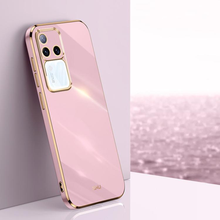 XINLI Straight Edge 6D Electroplate TPU Phone Case, For vivo S18 Pro, For vivo S18e, For vivo X100 Pro 5G, For vivo iQOO 12 Pro 5G, For vivo iQOO 12 5G, For vivo Y17S 4G