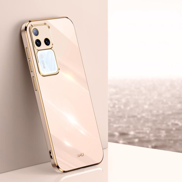 XINLI Straight Edge 6D Electroplate TPU Phone Case, For vivo S18 Pro, For vivo S18e, For vivo X100 Pro 5G, For vivo iQOO 12 Pro 5G, For vivo iQOO 12 5G, For vivo Y17S 4G