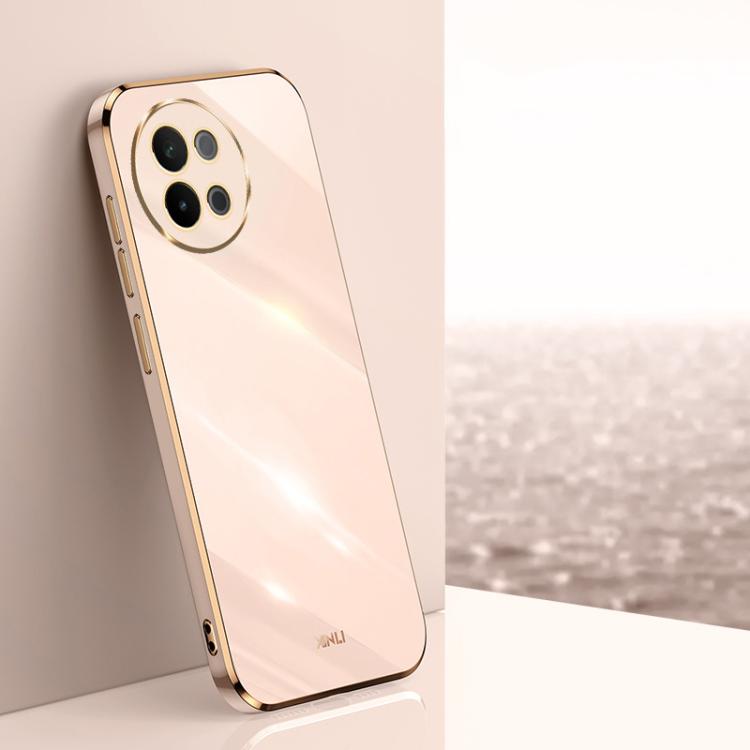 XINLI Straight Edge 6D Electroplate TPU Phone Case, For vivo S18 Pro, For vivo S18e, For vivo X100 Pro 5G, For vivo iQOO 12 Pro 5G, For vivo iQOO 12 5G, For vivo Y17S 4G