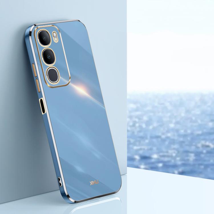 XINLI Straight Edge 6D Electroplate TPU Phone Case, For vivo X300 Pro, For vivo X300 5G, For vivo V60 Lite 5G, For vivo Y50 5G, For vivo Y500 5G, For vivo V60 5G Global