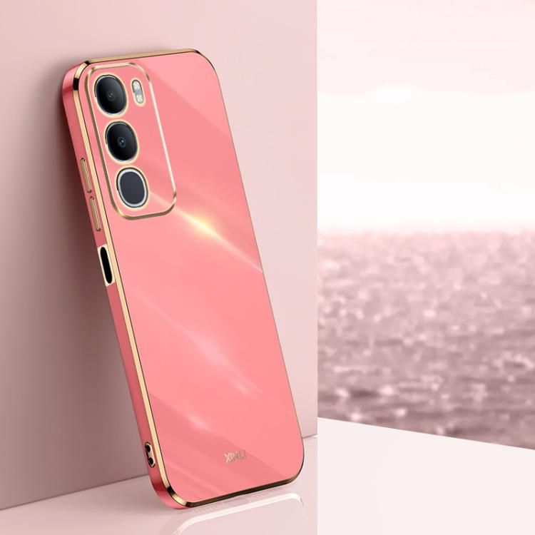 XINLI Straight Edge 6D Electroplate TPU Phone Case, For vivo X300 Pro, For vivo X300 5G, For vivo V60 Lite 5G, For vivo Y50 5G, For vivo Y500 5G, For vivo V60 5G Global