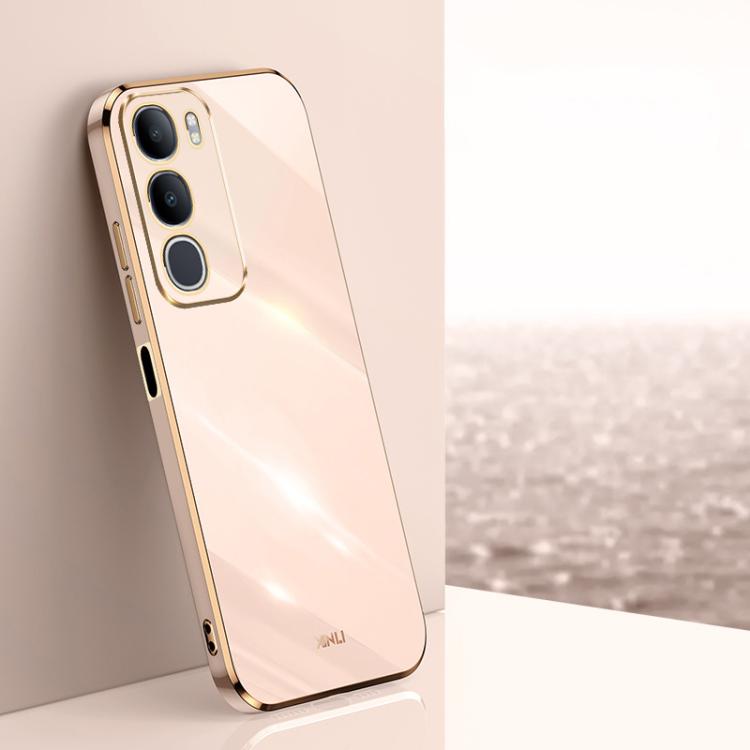 XINLI Straight Edge 6D Electroplate TPU Phone Case, For vivo X300 Pro, For vivo X300 5G, For vivo V60 Lite 5G, For vivo Y50 5G, For vivo Y500 5G, For vivo V60 5G Global