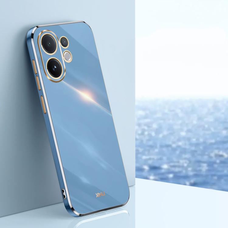 XINLI Straight Edge 6D Electroplate TPU Phone Case, For vivo Y50 5G, For vivo Y500 5G, For vivo V60 5G Global, For vivo S30 Pro mini 5G, For vivo S30 5G, For vivo X200 Ultra