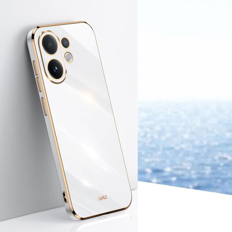XINLI Straight Edge 6D Electroplate TPU Phone Case, For vivo X300 Pro, For vivo X300 5G, For vivo V60 Lite 5G, For vivo Y50 5G, For vivo Y500 5G, For vivo V60 5G Global