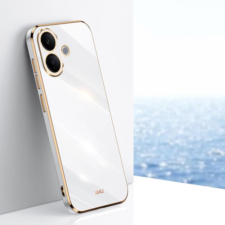 XINLI Straight Edge 6D Electroplate TPU Phone Case, For vivo X300 Pro, For vivo X300 5G, For vivo V60 Lite 5G, For vivo Y50 5G, For vivo Y500 5G, For vivo V60 5G Global