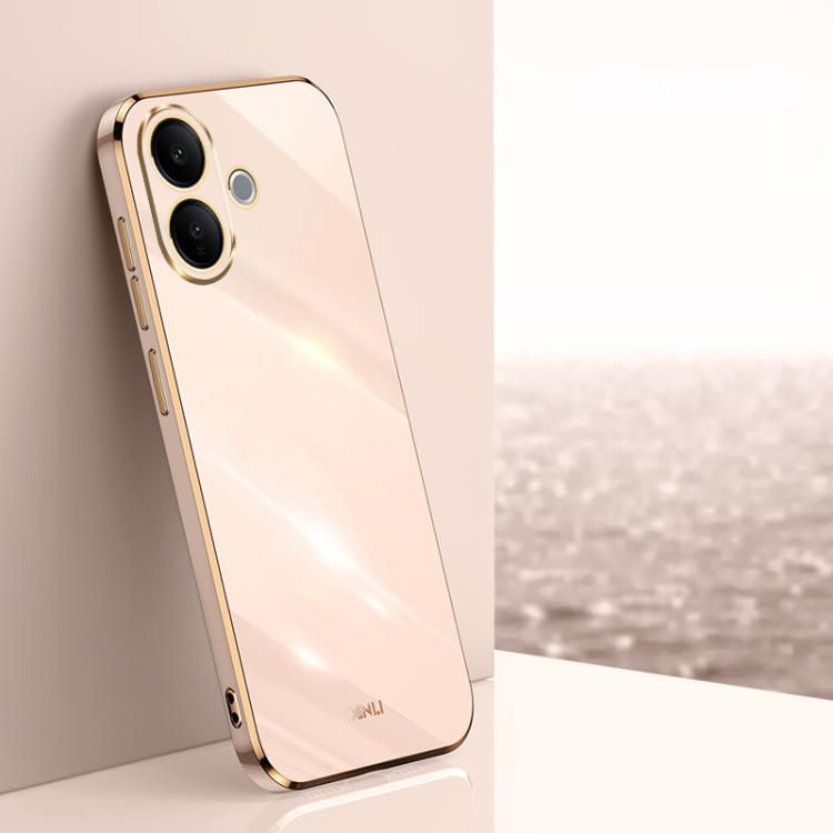 XINLI Straight Edge 6D Electroplate TPU Phone Case, For vivo X300 Pro, For vivo X300 5G, For vivo V60 Lite 5G, For vivo Y50 5G, For vivo Y500 5G, For vivo V60 5G Global
