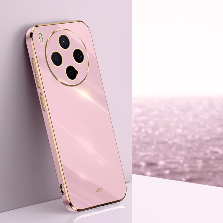 XINLI Straight Edge 6D Electroplate TPU Phone Case, For vivo X300 Pro, For vivo X300 5G, For vivo V60 Lite 5G, For vivo Y50 5G, For vivo Y500 5G, For vivo V60 5G Global