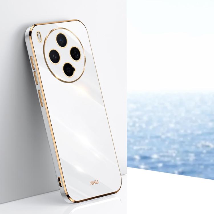 XINLI Straight Edge 6D Electroplate TPU Phone Case, For vivo X300 Pro, For vivo X300 5G, For vivo V60 Lite 5G, For vivo Y50 5G, For vivo Y500 5G, For vivo V60 5G Global