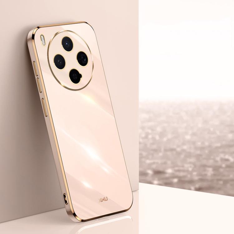 XINLI Straight Edge 6D Electroplate TPU Phone Case, For vivo X300 Pro, For vivo X300 5G, For vivo V60 Lite 5G, For vivo Y50 5G, For vivo Y500 5G, For vivo V60 5G Global