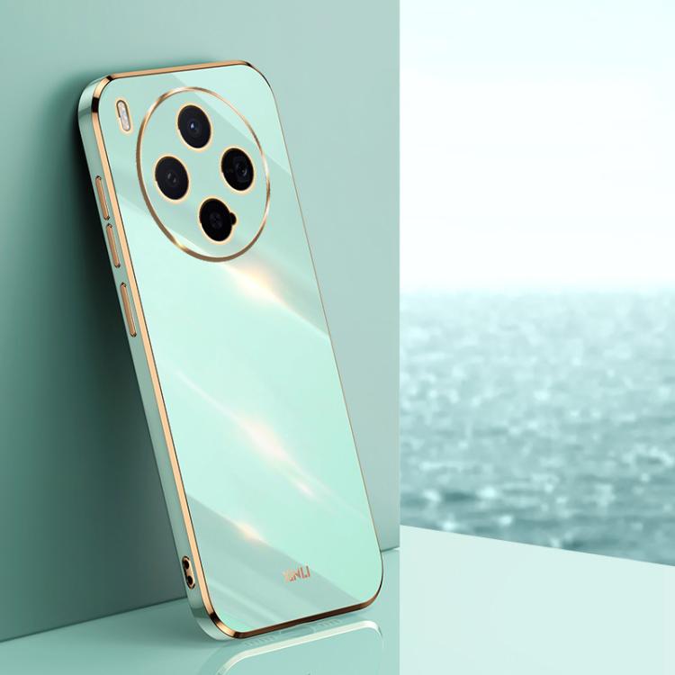 XINLI Straight Edge 6D Electroplate TPU Phone Case, For vivo X300 Pro, For vivo X300 5G, For vivo V60 Lite 5G, For vivo Y50 5G, For vivo Y500 5G, For vivo V60 5G Global