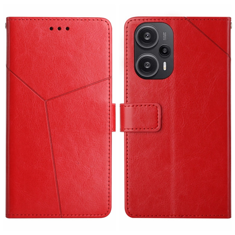 Y-shaped Pattern Flip Leather Phone Case, For Xiaomi 13T / 13T Pro, For Xiaomi Redmi 12 4G Global, For Xiaomi Poco F5, For Xiaomi Poco F5 Pro, For Xiaomi Redmi Note 12S