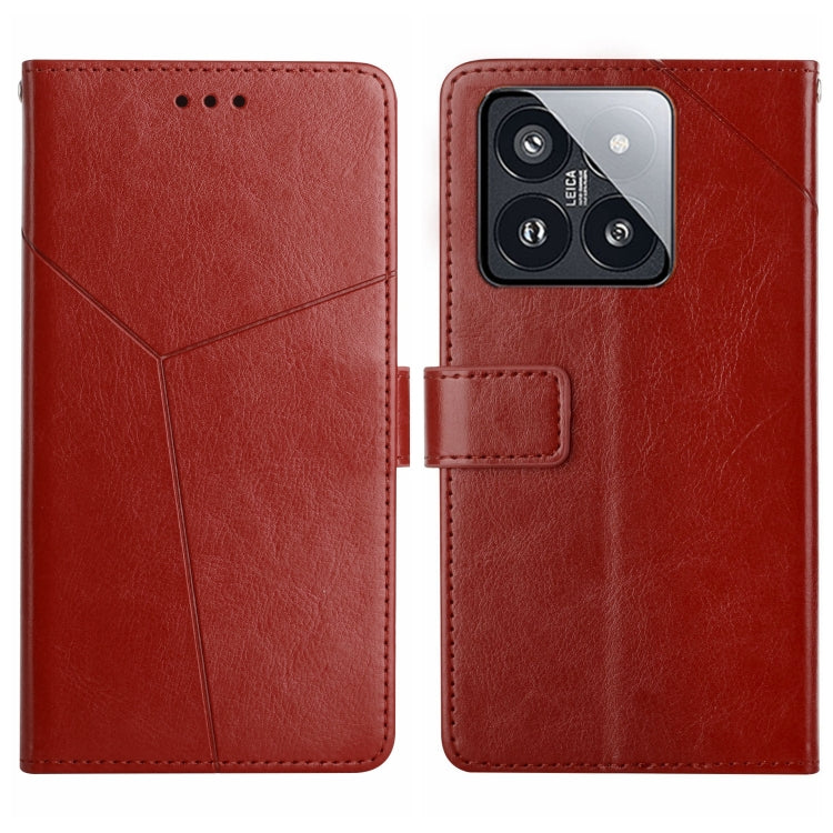 Y-shaped Pattern Flip Leather Phone Case, For Xiaomi Redmi 13 4G Global / 5G Global, For Xiaomi Redmi A3, For Xiaomi Redmi Note 13 4G, For Xiaomi Redmi 13C 5G, For Xiaomi 14 Ultra, For Xiaomi 14 Pro, For Xiaomi 14, For Xiaomi Redmi 13C 4G              ...