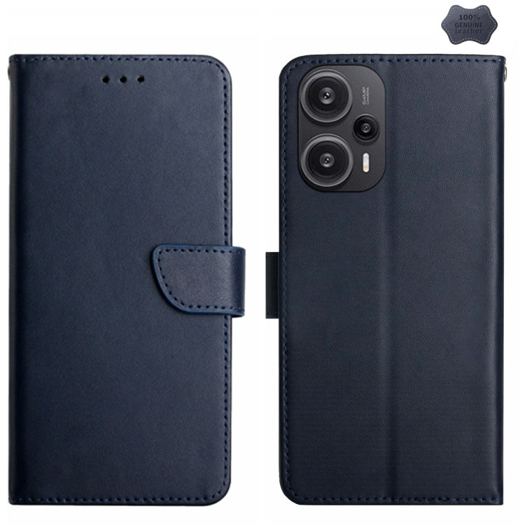 Genuine Leather Fingerprint-proof Flip Phone Case, For Redmi Note 13 Pro 4G / POCO M6 Pro 4G, For Redmi 13 4G Global / 5G Global, For Xiaomi Redmi A3, For Xiaomi Redmi Note 13 Global, For Xiaomi Redmi 13C 5G, For Xiaomi 14 Ultra, For Xiaomi 14 Pro     ...