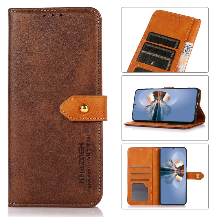 KHAZNEH Cowhide Texture Flip Leather Phone Case, For Xiaomi Poco F6 / Redmi Turbo 3, For Xiaomi Poco F6 Pro, For Xiaomi Redmi K70 5G / K70 Pro 5G, For Xiaomi Redmi A3, For Xiaomi Redmi Note 13 Pro 4G / POCO M6 Pro, For Xiaomi Redmi Note 13 4G          ...
