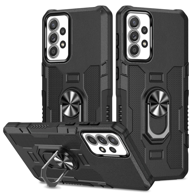 Ring Holder Armor Hybrid Phone Case, For Samsung Galaxy A34 5G, For Samsung Galaxy A53 5G, For Samsung Galaxy A54