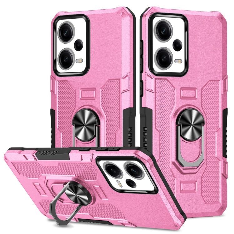 Ring Holder Armor Hybrid Phone Case, For Xiaomi Redmi 12C 4G, For Xiaomi Redmi Note 12 5G Global, For Xiaomi Redmi Note 12 Pro Global