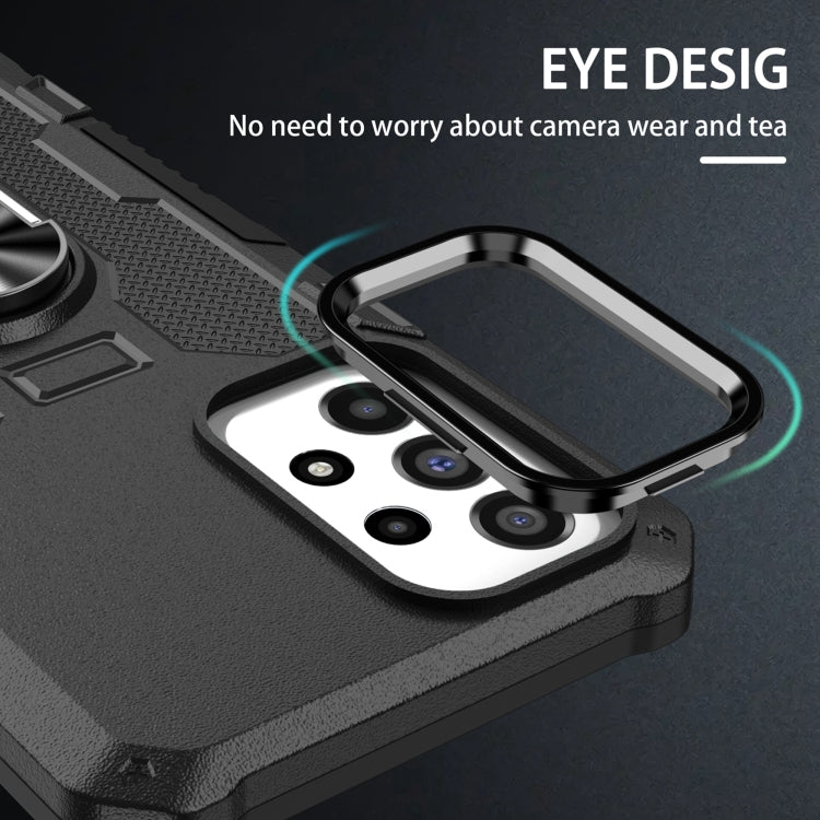 Ring Holder Armor Hybrid Phone Case, For vivo V27e, For vivo Y02, For vivo V27