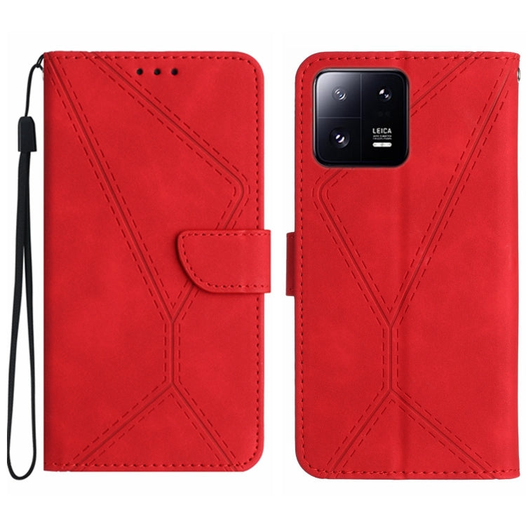 Stitching Embossed Leather Phone Case, For Xiaomi 13 Lite, For Xiaomi 13 Pro, For Xiaomi 13, For Xiaomi 12T / 12T Pro, For Xiaomi POCO M5 / M4 5G, For Xiaomi POCO M5S, For Xiaomi POCO X4 GT, For Xiaomi POCO C40