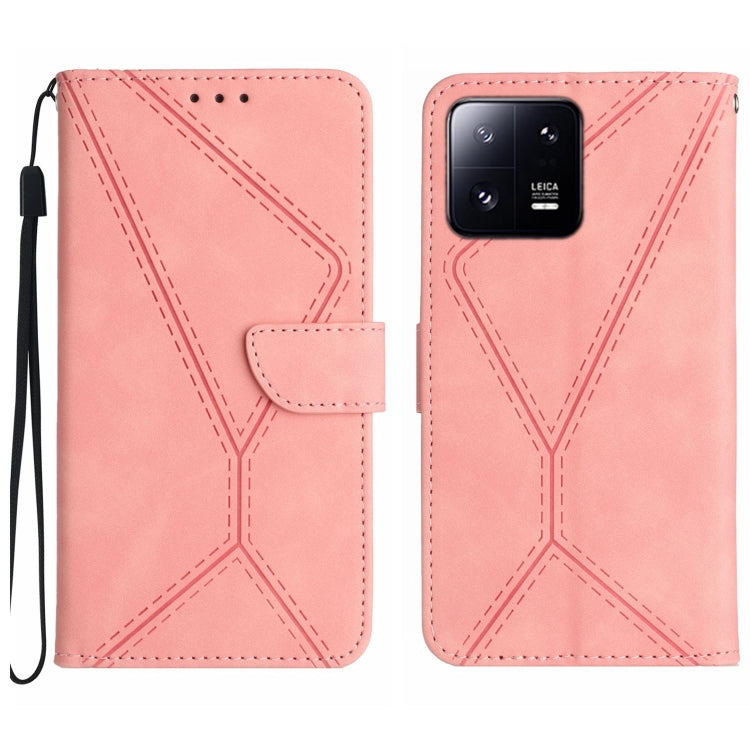 Stitching Embossed Leather Phone Case, For Xiaomi 13 Lite, For Xiaomi 13 Pro, For Xiaomi 13, For Xiaomi 12T / 12T Pro, For Xiaomi POCO M5 / M4 5G, For Xiaomi POCO M5S, For Xiaomi POCO X4 GT, For Xiaomi POCO C40