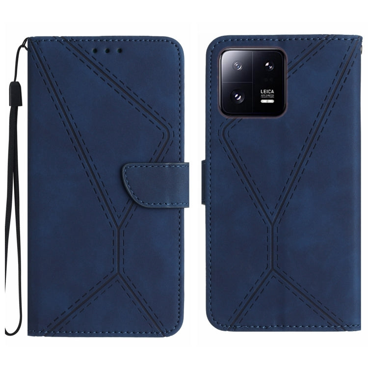 Stitching Embossed Leather Phone Case, For Xiaomi 13 Lite, For Xiaomi 13 Pro, For Xiaomi 13, For Xiaomi 12T / 12T Pro, For Xiaomi POCO M5 / M4 5G, For Xiaomi POCO M5S, For Xiaomi POCO X4 GT, For Xiaomi POCO C40