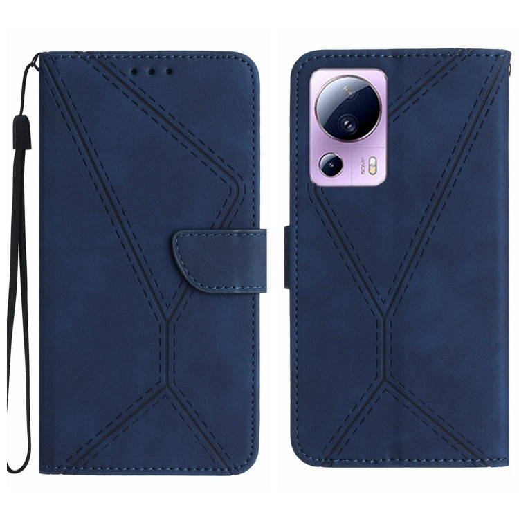 Stitching Embossed Leather Phone Case, For Xiaomi 13 Lite, For Xiaomi 13 Pro, For Xiaomi 13, For Xiaomi 12T / 12T Pro, For Xiaomi POCO M5 / M4 5G, For Xiaomi POCO M5S, For Xiaomi POCO X4 GT, For Xiaomi POCO C40