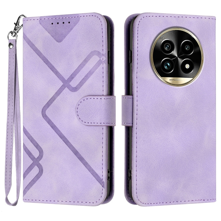 Line Pattern Skin Feel Leather Phone Case, For Realme GT7 Pro, For Realme 13 Pro / 13 Pro+ Global, For Realme GT 6 / GT 6T, For Realme C63 / C61 Global, For Realme  12 Lite / C67 4G Global, For Realme GT5 Pro, For Realme 10 Pro, For Realme 10 Pro+