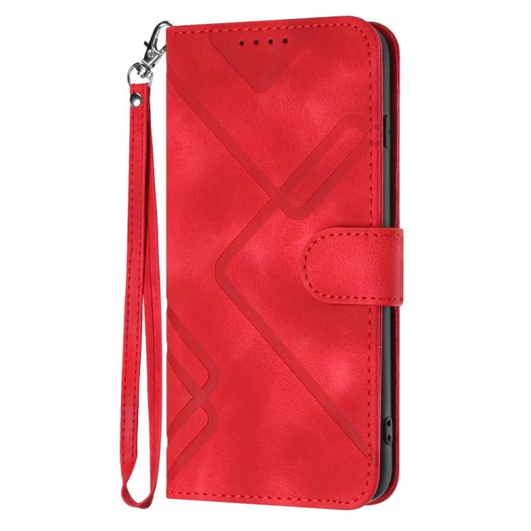 Line Pattern Skin Feel Leather Phone Case, For Realme 10 4G, For Realme V23, For Realme 9 Pro+, For Realme C20 / C11 2021 / C21, For Realme Narzo 30A/C25/C25s, For Realme 8 4G / 8 Pro, For Realme GT 5G / GT Neo, For Realme C15/C12/Narzo 20/7i Global