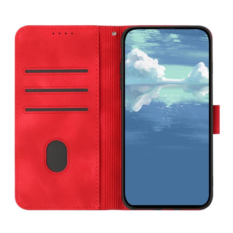 Line Pattern Skin Feel Leather Phone Case, For Realme 10 4G, For Realme V23, For Realme 9 Pro+, For Realme C20 / C11 2021 / C21, For Realme Narzo 30A/C25/C25s, For Realme 8 4G / 8 Pro, For Realme GT 5G / GT Neo, For Realme C15/C12/Narzo 20/7i Global