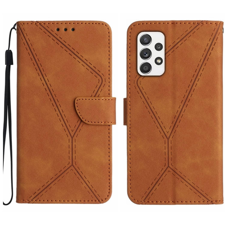Stitching Embossed Leather Phone Case, For Samsung Galaxy A23 4G / 5G, For Samsung Galaxy A24 4G, For Samsung Galaxy A32 4G, For Samsung Galaxy A32 5G, For Samsung Galaxy A33 5G, For Samsung Galaxy A34 5G, For Samsung Galaxy A40                        ...