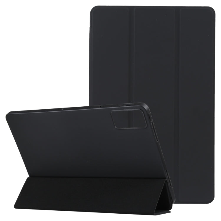 Three-fold Holder Flip Tablet Leather Case, For Xiaomi Pad 7 / Pad 7 Pro, For Xiaomi Pad 6 Max 14, For Xiaomi Redmi Pad SE 2023, For Xiaomi Pad 6 / Pad 6 Pro