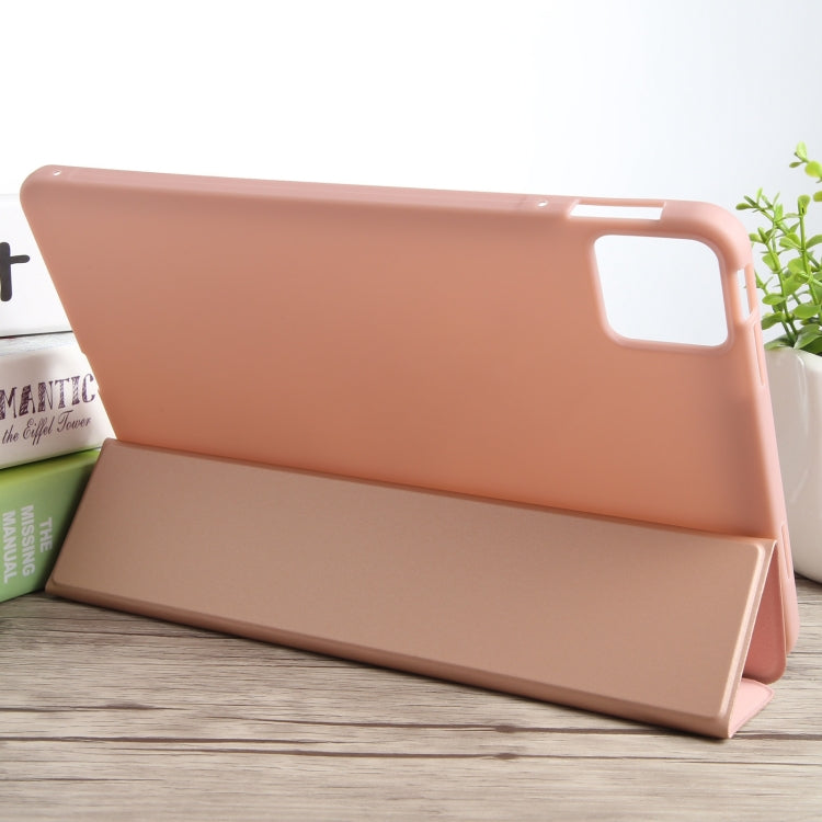 Three-fold Holder Flip Tablet Leather Case, For Xiaomi Pad 7 / Pad 7 Pro, For Xiaomi Pad 6 Max 14, For Xiaomi Redmi Pad SE 2023, For Xiaomi Pad 6 / Pad 6 Pro