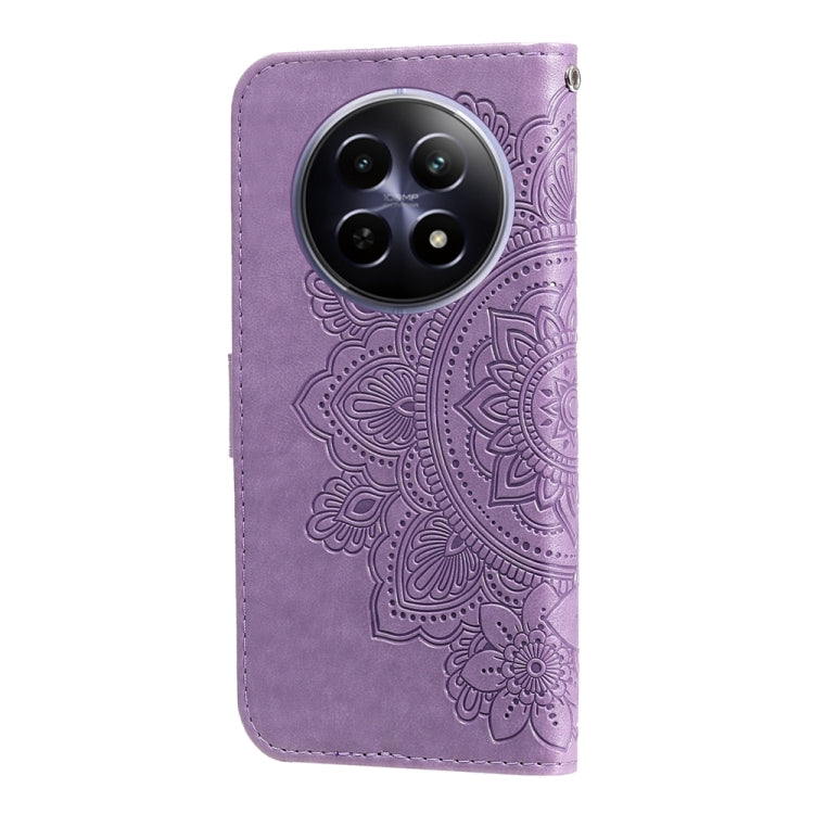 Seven-petal Flowers Embossing Leather Phone Case, For Realme 12 5G, For Realme 12+, For Realme 12 Pro+, For Realme C67 4G Global, For Realme C67 / 11 5G Taiwan Version, For Realme 11 4G Global, For Realme C53 / Narzo N53, For Realme 11                 ...