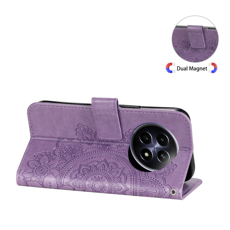 Seven-petal Flowers Embossing Leather Phone Case, For Realme 12 5G, For Realme 12+, For Realme 12 Pro+, For Realme C67 4G Global, For Realme C67 / 11 5G Taiwan Version, For Realme 11 4G Global, For Realme C53 / Narzo N53, For Realme 11                 ...