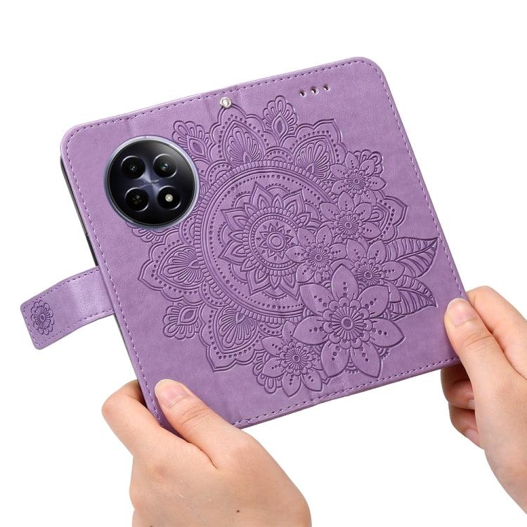 Seven-petal Flowers Embossing Leather Phone Case, For Realme 12 5G, For Realme 12+, For Realme 12 Pro+, For Realme C67 4G Global, For Realme C67 / 11 5G Taiwan Version, For Realme 11 4G Global, For Realme C53 / Narzo N53, For Realme 11                 ...