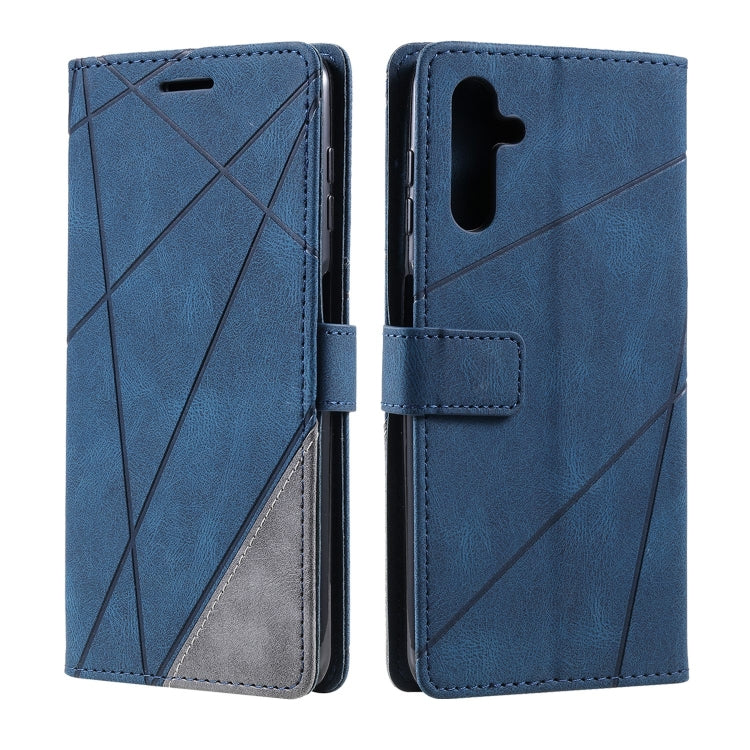 Skin Feel Splicing Leather Phone Case, For Samsung Galaxy A25 5G, For Samsung Galaxy S23 FE 5G, For Samsung Galaxy A24, For Samsung Galaxy A04e /F04, For Samsung Galaxy A34 5G, For Samsung Galaxy A54 5G
