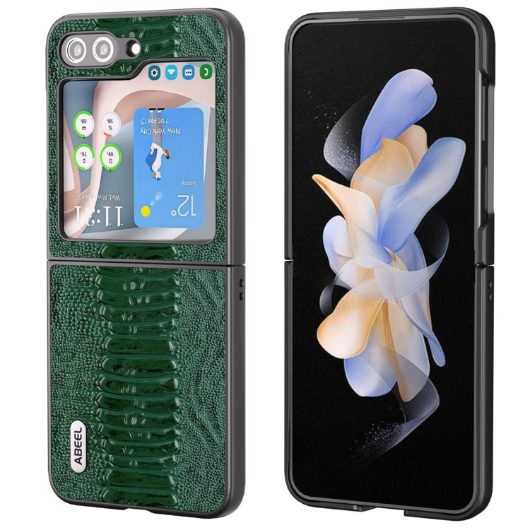 ABEEL Genuine Leather Weilai Series Phone Case, For Samsung Galaxy Z Flip6 / Flip7 FE, For Samsung Galaxy Z Fold6, For Samsung Galaxy Z Fold5, For Samsung Galaxy Z Flip5