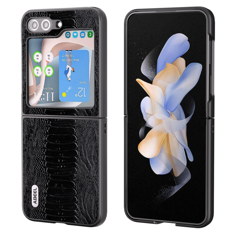 ABEEL Genuine Leather Weilai Series Phone Case, For Samsung Galaxy Z Flip6 / Flip7 FE, For Samsung Galaxy Z Fold6, For Samsung Galaxy Z Fold5, For Samsung Galaxy Z Flip5