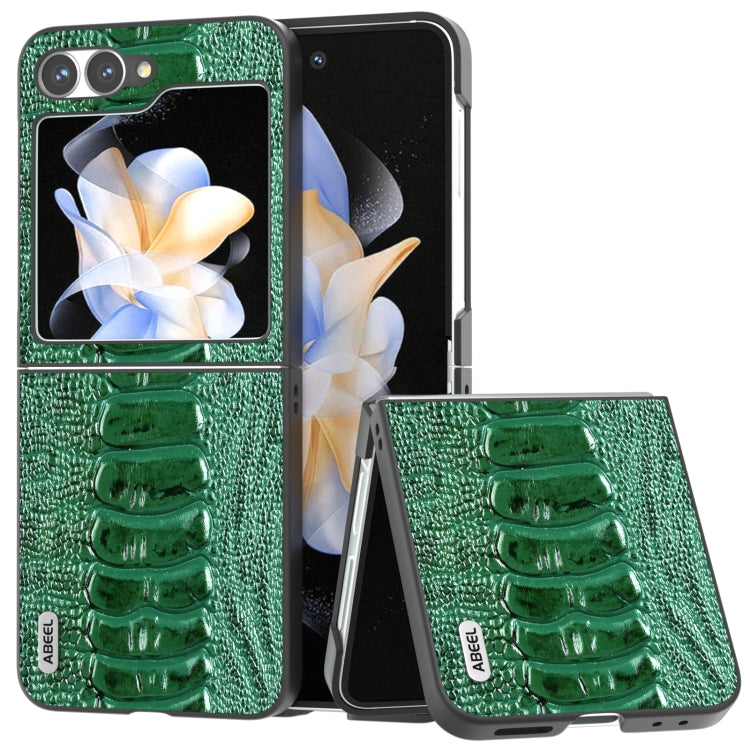 ABEEL Genuine Leather Weilai Series Phone Case, For Samsung Galaxy Z Flip6 / Flip7 FE, For Samsung Galaxy Z Fold6, For Samsung Galaxy Z Fold5, For Samsung Galaxy Z Flip5