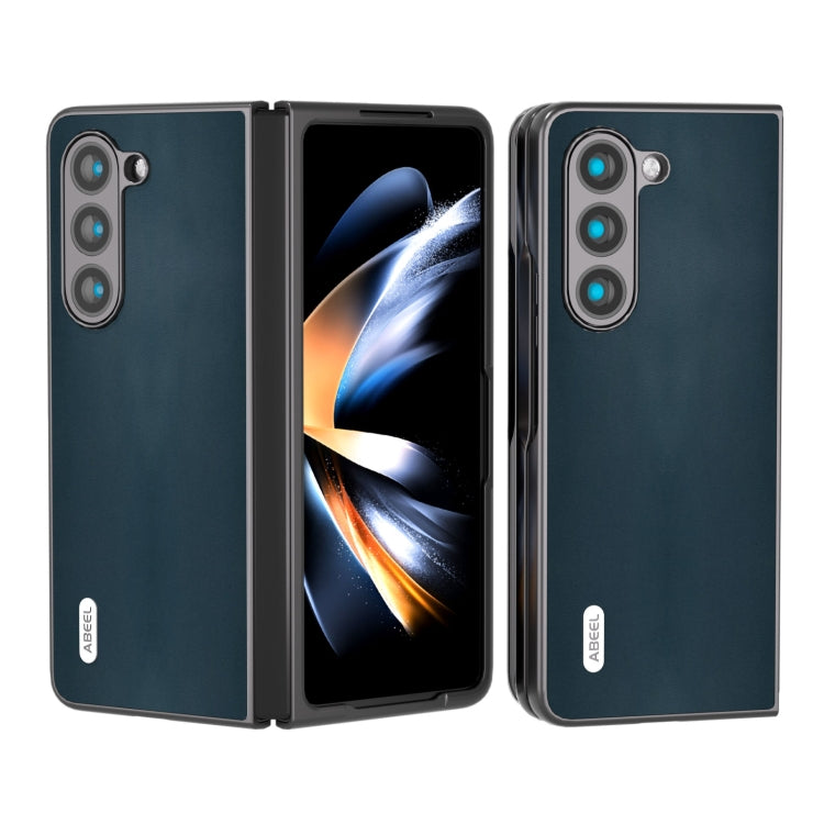 ABEEL Genuine Leather Xiaoya Series Phone Case, For Samsung Galaxy Z Flip6 / Flip7 FE, For Samsung Galaxy Z Fold6, For Samsung Galaxy Z Fold5, For Samsung Galaxy Z Flip5