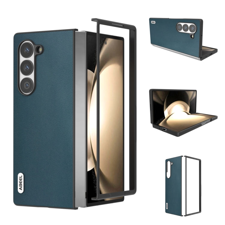ABEEL Genuine Leather Xiaoya Series Phone Case, For Samsung Galaxy Z Flip6 / Flip7 FE, For Samsung Galaxy Z Fold6, For Samsung Galaxy Z Fold5, For Samsung Galaxy Z Flip5