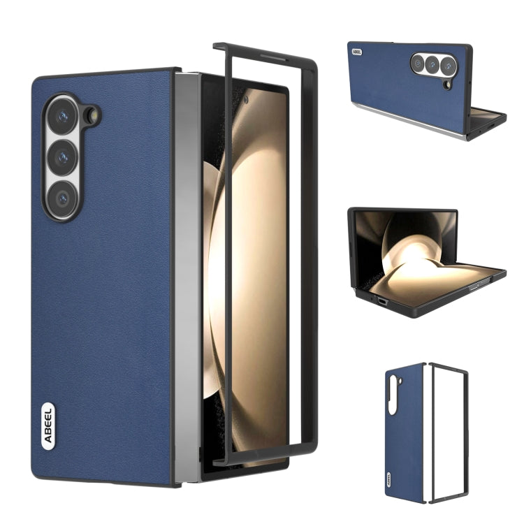 ABEEL Genuine Leather Xiaoya Series Phone Case, For Samsung Galaxy Z Flip6 / Flip7 FE, For Samsung Galaxy Z Fold6, For Samsung Galaxy Z Fold5, For Samsung Galaxy Z Flip5