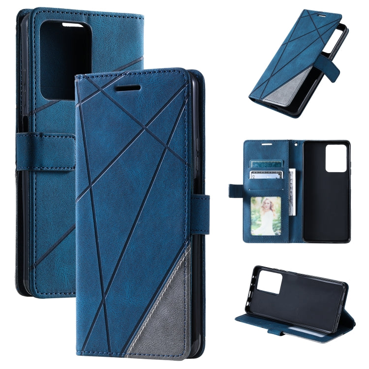 Skin Feel Splicing Leather Phone Case, For Xiaomi Redmi Note 13 Pro+, For Xiaomi Redmi Note 13 Pro 5G, For Xiaomi 13T / Redmi K60 Ultra, For Redmi 12 4G, For Xiaomi POCO F5, For Redmi K60 / K60 Pro, For Redmi Note 12S 4G Global                         ...