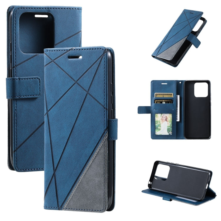 Skin Feel Splicing Leather Phone Case, For Xiaomi Redmi Note 13 Pro+, For Xiaomi Redmi Note 13 Pro 5G, For Xiaomi 13T / Redmi K60 Ultra, For Redmi 12 4G, For Xiaomi POCO F5, For Redmi K60 / K60 Pro, For Redmi Note 12S 4G Global                         ...