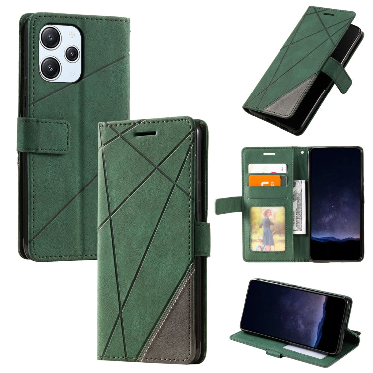 Skin Feel Splicing Leather Phone Case, For Xiaomi Redmi Note 13 Pro+, For Xiaomi Redmi Note 13 Pro 5G, For Xiaomi 13T / Redmi K60 Ultra, For Redmi 12 4G, For Xiaomi POCO F5, For Redmi K60 / K60 Pro, For Redmi Note 12S 4G Global                         ...