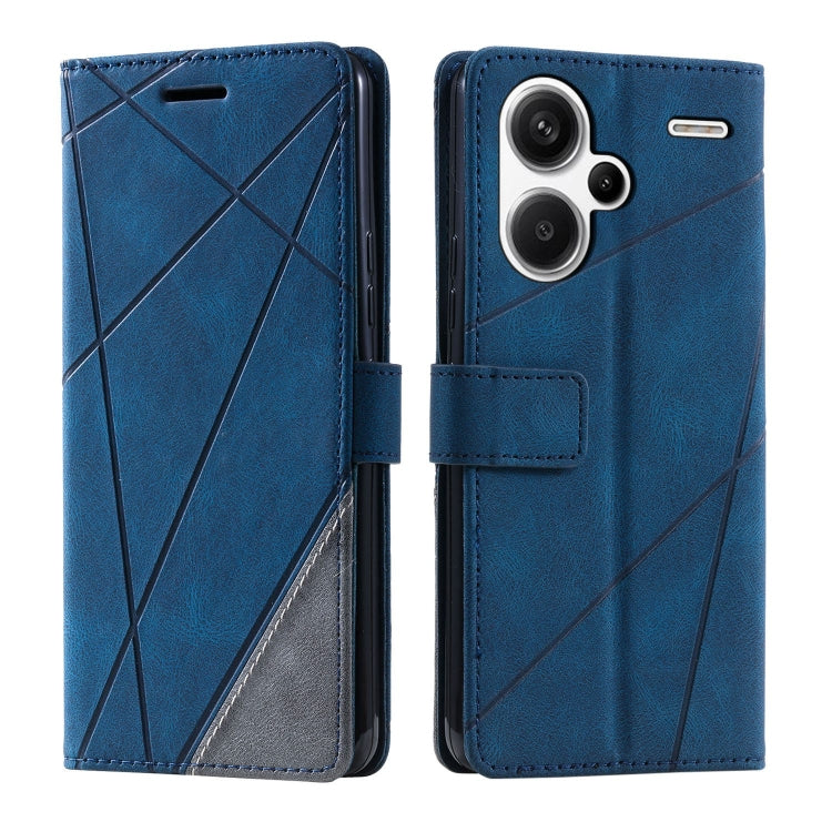 Skin Feel Splicing Leather Phone Case, For Xiaomi Redmi Note 13 Pro+, For Xiaomi Redmi Note 13 Pro 5G, For Xiaomi 13T / Redmi K60 Ultra, For Redmi 12 4G, For Xiaomi POCO F5, For Redmi K60 / K60 Pro, For Redmi Note 12S 4G Global                         ...