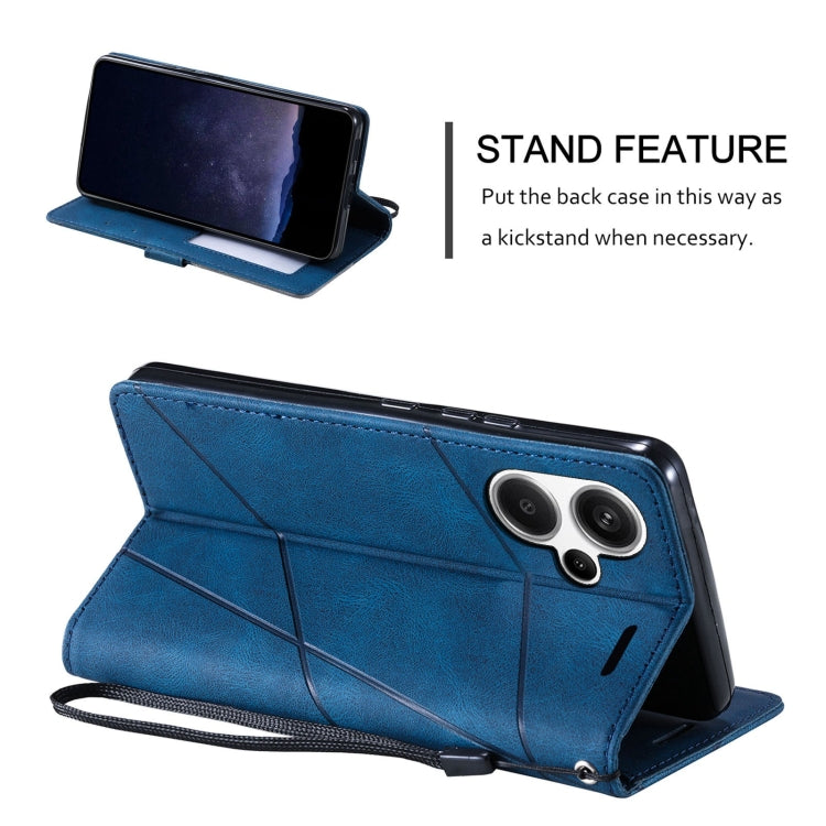 Skin Feel Splicing Leather Phone Case, For Xiaomi Redmi Note 13 Pro+, For Xiaomi Redmi Note 13 Pro 5G, For Xiaomi 13T / Redmi K60 Ultra, For Redmi 12 4G, For Xiaomi POCO F5, For Redmi K60 / K60 Pro, For Redmi Note 12S 4G Global                         ...