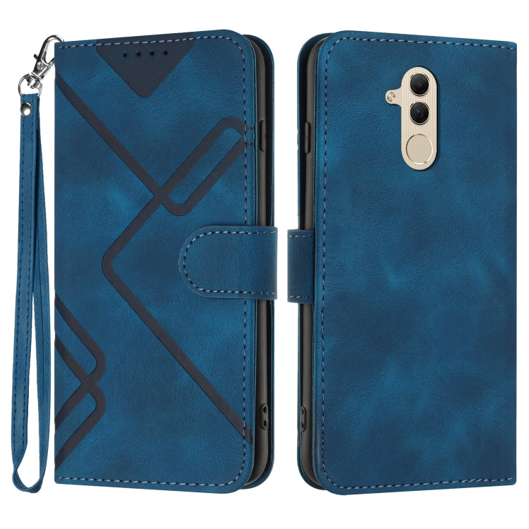 Line Pattern Skin Feel Leather Phone Case, For Huawei nova 8 SE, For Huawei Y5 2019, For Huawei Y6 2019, For Huawei P30 lite/nova 4e, For Huawei P30 Pro, For Huawei P smart 2019/nova lite 3, For Huawei Mate 20 Pro, For Huawei Mate 20 lite/Maimang 7