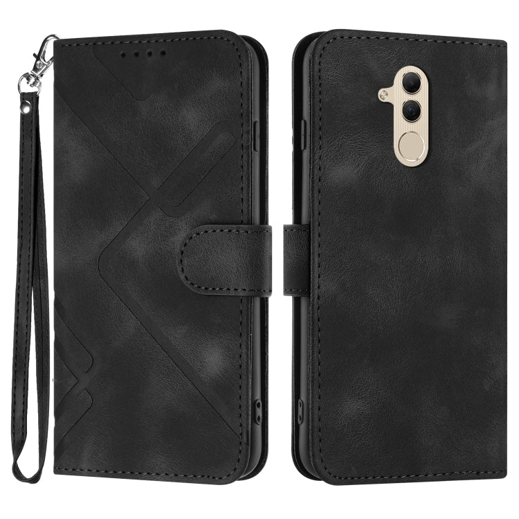 Line Pattern Skin Feel Leather Phone Case, For Huawei nova 8 SE, For Huawei Y5 2019, For Huawei Y6 2019, For Huawei P30 lite/nova 4e, For Huawei P30 Pro, For Huawei P smart 2019/nova lite 3, For Huawei Mate 20 Pro, For Huawei Mate 20 lite/Maimang 7