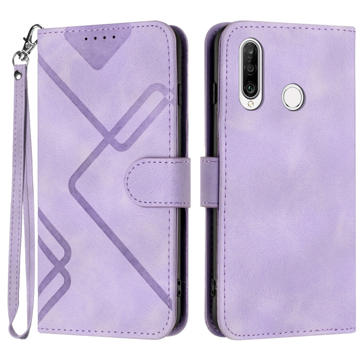 Line Pattern Skin Feel Leather Phone Case, For Huawei nova 8 SE, For Huawei Y5 2019, For Huawei Y6 2019, For Huawei P30 lite/nova 4e, For Huawei P30 Pro, For Huawei P smart 2019/nova lite 3, For Huawei Mate 20 Pro, For Huawei Mate 20 lite/Maimang 7